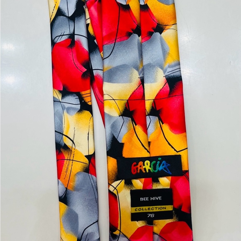 Garcia Multicolor Abstract Tie